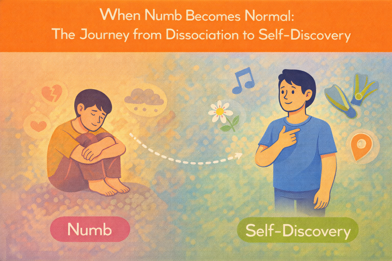 When Numb Becomes Normal: The Journey from Dissociation to Self-Discovery